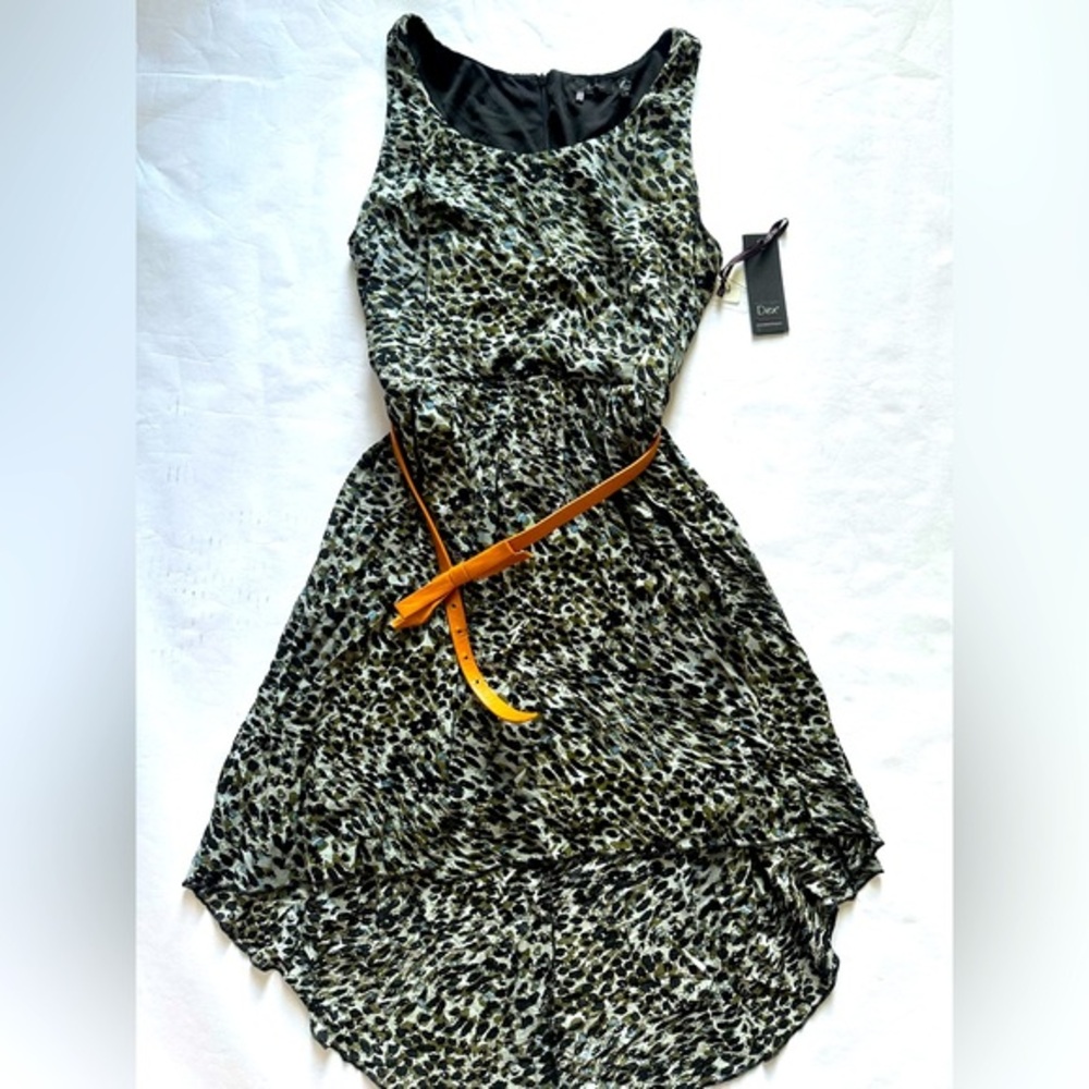 Dex High Low Women's Black and White Dress